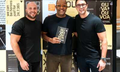 Abel Neto com Josef Rubin e Hendel Favarin - Crédito da Foto Pedro Flausino / Divulgação