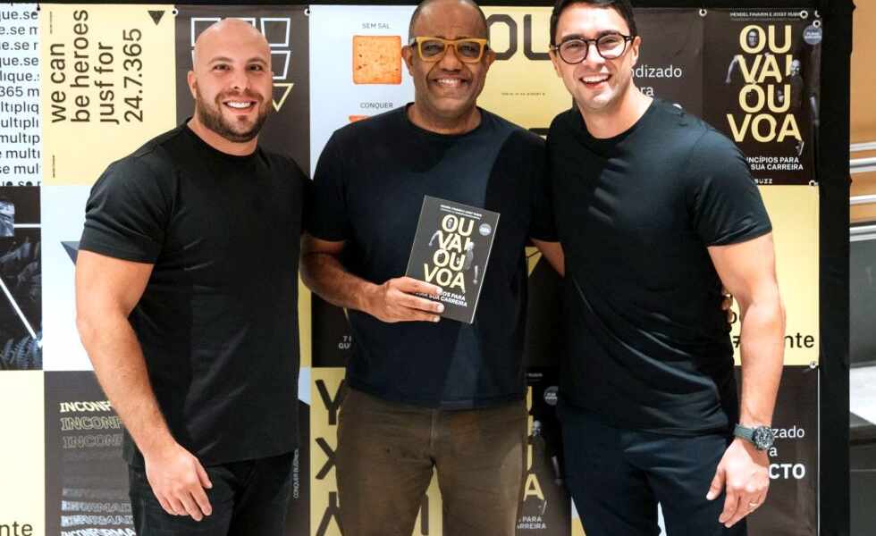Abel Neto com Josef Rubin e Hendel Favarin - Crédito da Foto Pedro Flausino / Divulgação