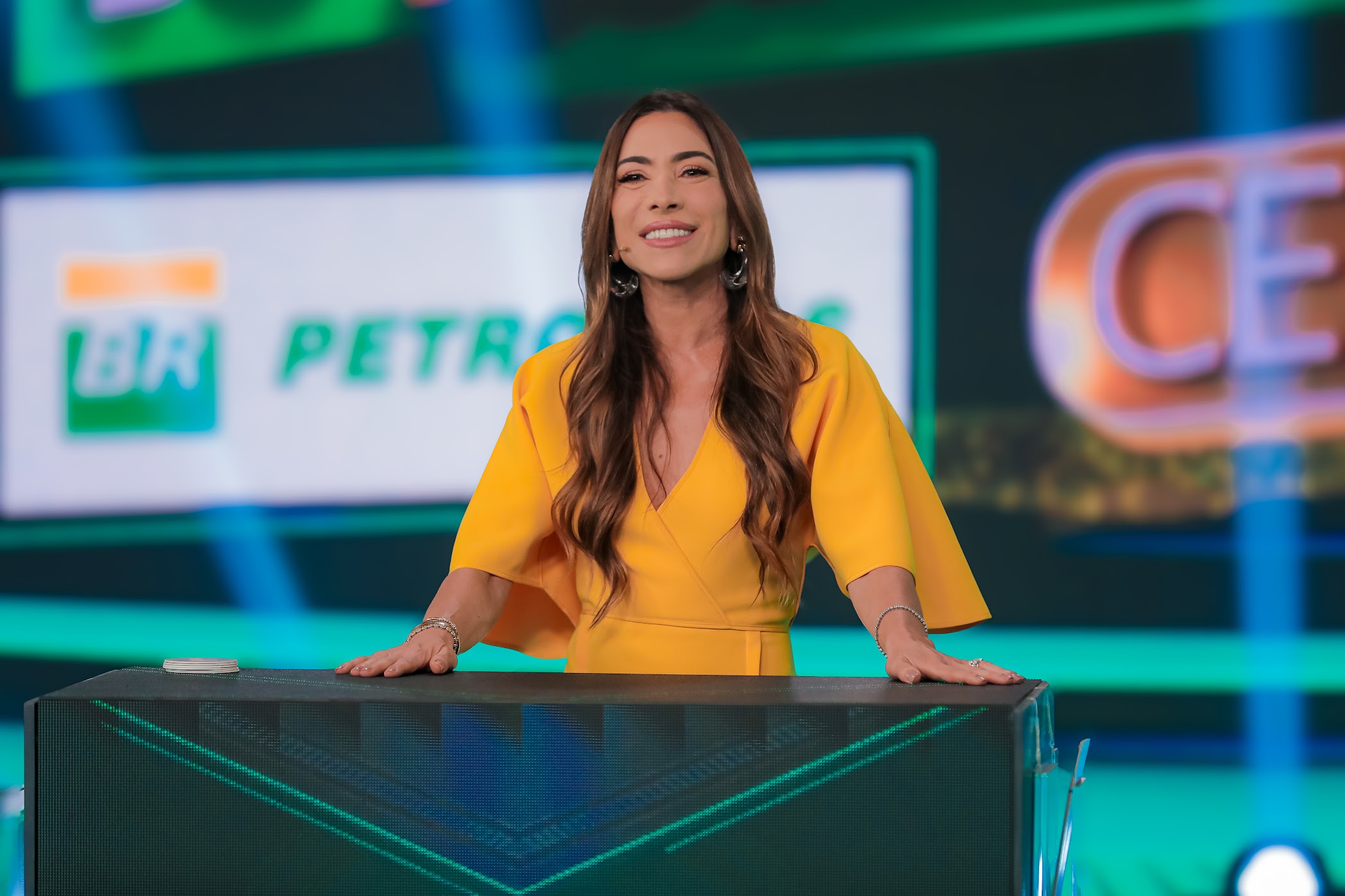 Patricia Abravanel no "Show do Milhão Celebridades- Petrobras" (Créditos: Gabriel Cardoso/ SBT)