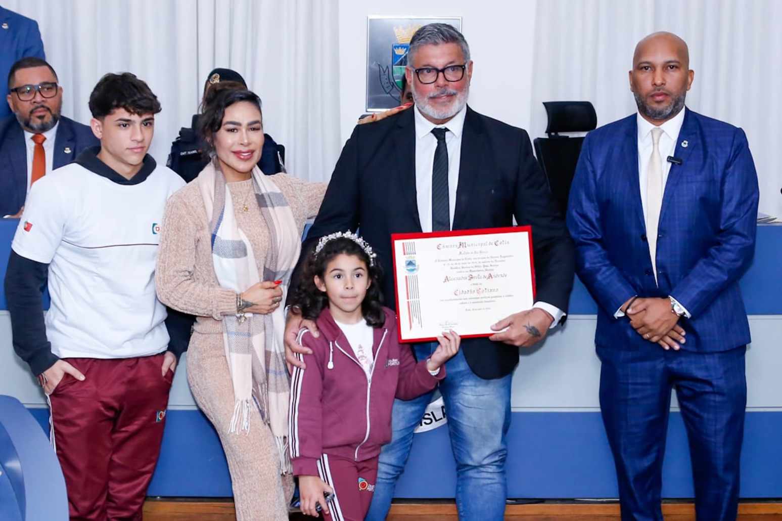 Alexandre Frota com esposa e filhos - Crédito da Foto: Thiago Duran, Amauri Nehn e Milene Cardoso / Divulgação