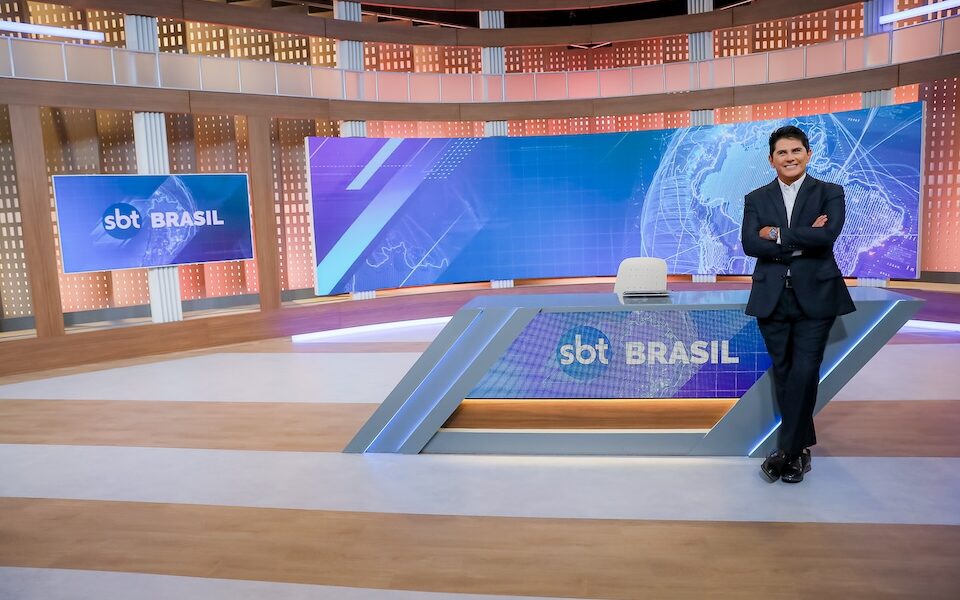 Cesar Filho no comando do SBT Brasil - Crédito da Foto Lourival Ribeiro / SBT